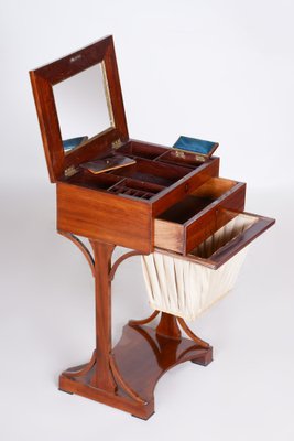 Biedermeier Worktable in Mahogany, Germany, 1820s-WHY-1778007