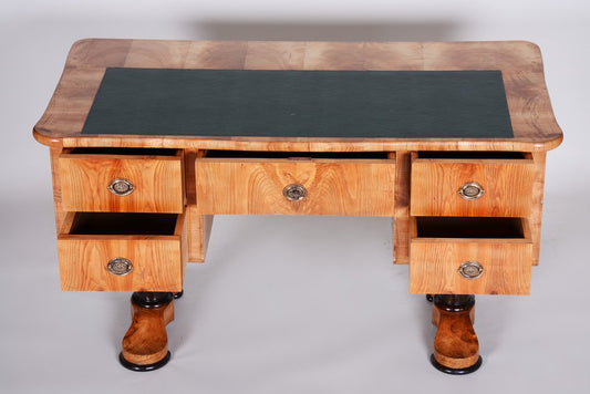 Biedermeier Writing Desk in Ash, Czech, 1830s