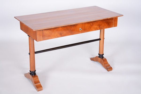 Biedermeier Writing Desk in Walnut, 1830s-WHY-1768441