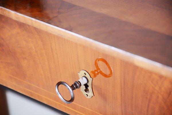 Biedermeier Writing Desk in Walnut, 1830s-WHY-1768441