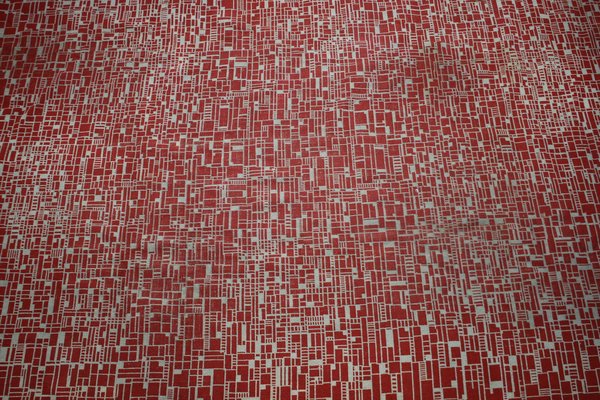 Big Abstract Geometric Bouclé Carpet, 1950s-TZ-1259873