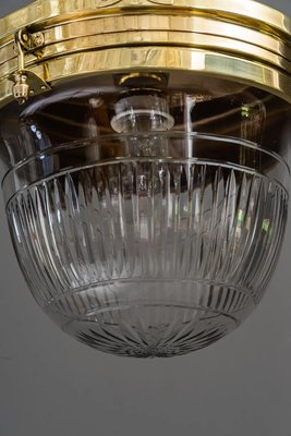 Big Art Deco Cut Glass Ceiling Lamp, Vienna, 1920s-SPD-1315018