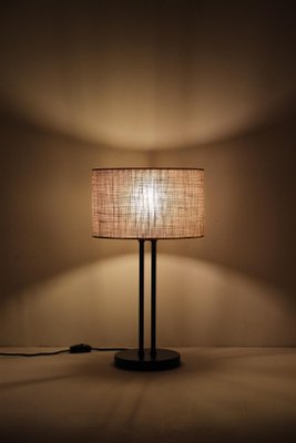 Big Black Table Lamp from Hustadt Leuchten, 1960s-NIX-1771279