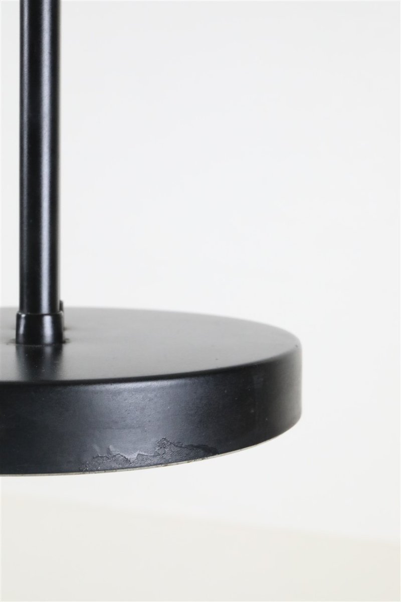 Big Black Table Lamp from Hustadt Leuchten, 1960s