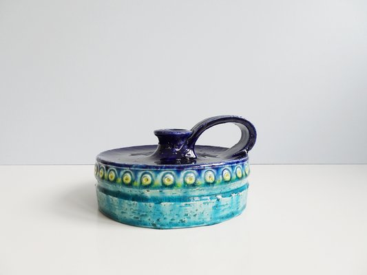 Big Ceramic Candle Holder in the Style of Bitossi, 1960s-BLG-1140270