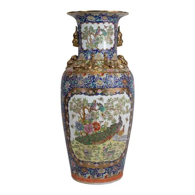 Big Chinese Qing Dynasty or Tongzhi Porcelain Vases-WFJ-952233