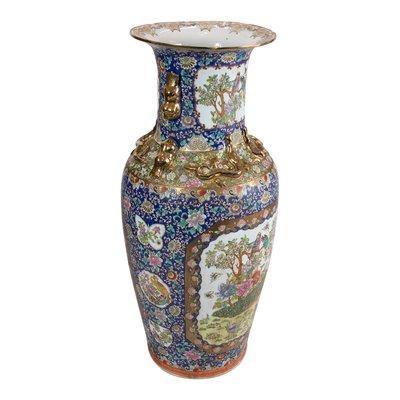 Big Chinese Qing Dynasty or Tongzhi Porcelain Vases-WFJ-952233