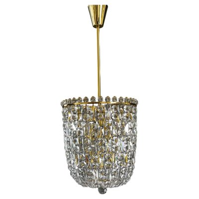 Big Crystal Chandelier from Bakalowits & Söhne, Vienna, 1950s-SPD-1066652