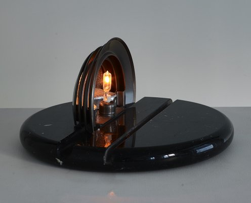 Big Gong Marble and Glass Table Lamp by Bruno Gecchelin for Skipper, 1981-TJQ-1770953