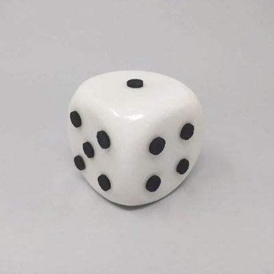 Big Italian Marble Dice, Italy, 1970, Set of 2-QGR-1155786