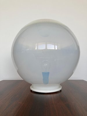 Big Mid-Century Czechoslovakian Art Glass Table Lamp, 1970s-TZ-1181287