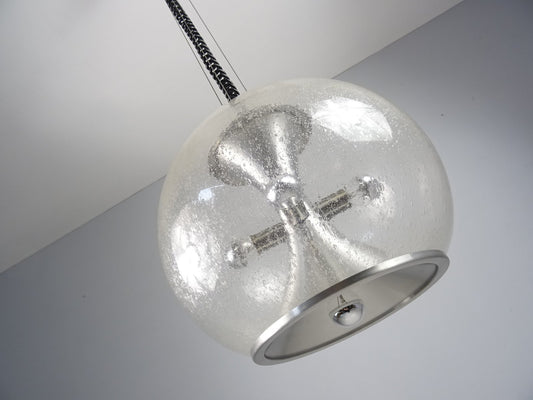 Big Mid-Century Globe Ceiling Lamp from Doria Leuchten