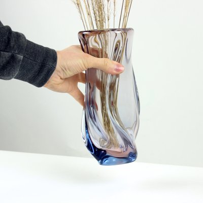 Big Murano Glass Vase by Hospodka, Czechoslovakia, 1960s-UL-1784121