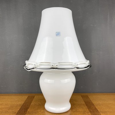 Big Murano Mushroom Table Lamp from Vetri, Italy, 1970s-WQC-938613