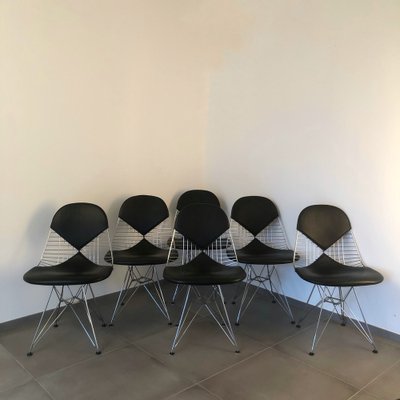 Bikini Chairs by Charles & Ray Eames for Vitra, 1950s, Set of 6-MOH-1460148