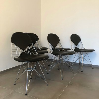 Bikini Chairs by Charles & Ray Eames for Vitra, 1950s, Set of 6-MOH-1460148