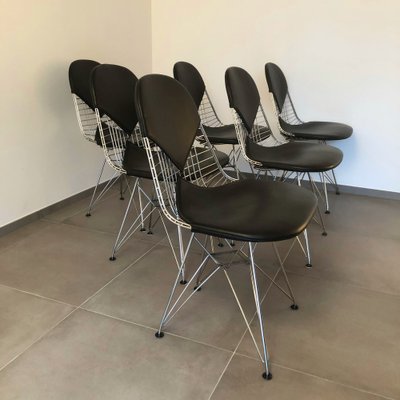 Bikini Chairs by Charles & Ray Eames for Vitra, 1950s, Set of 6-MOH-1460148