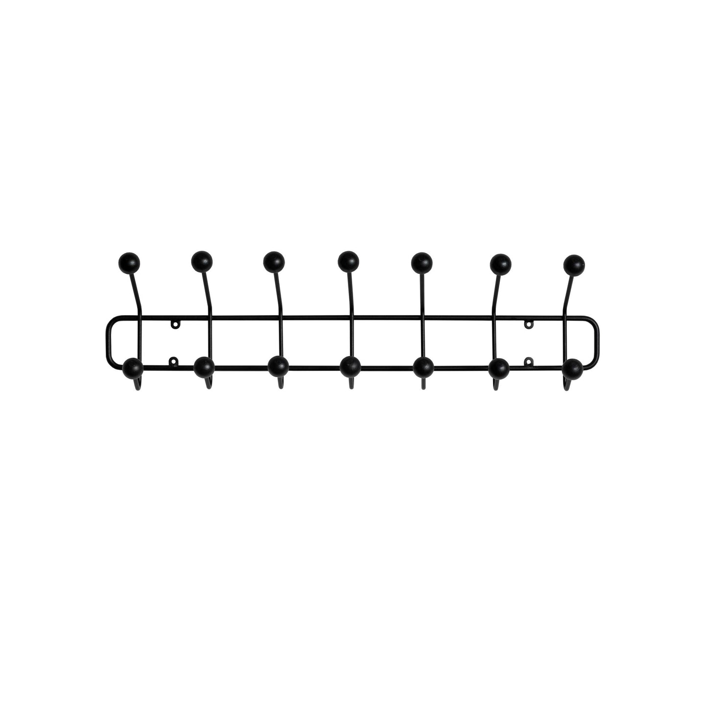 Bill Horizontal Coat Rack Small by Maze #Black