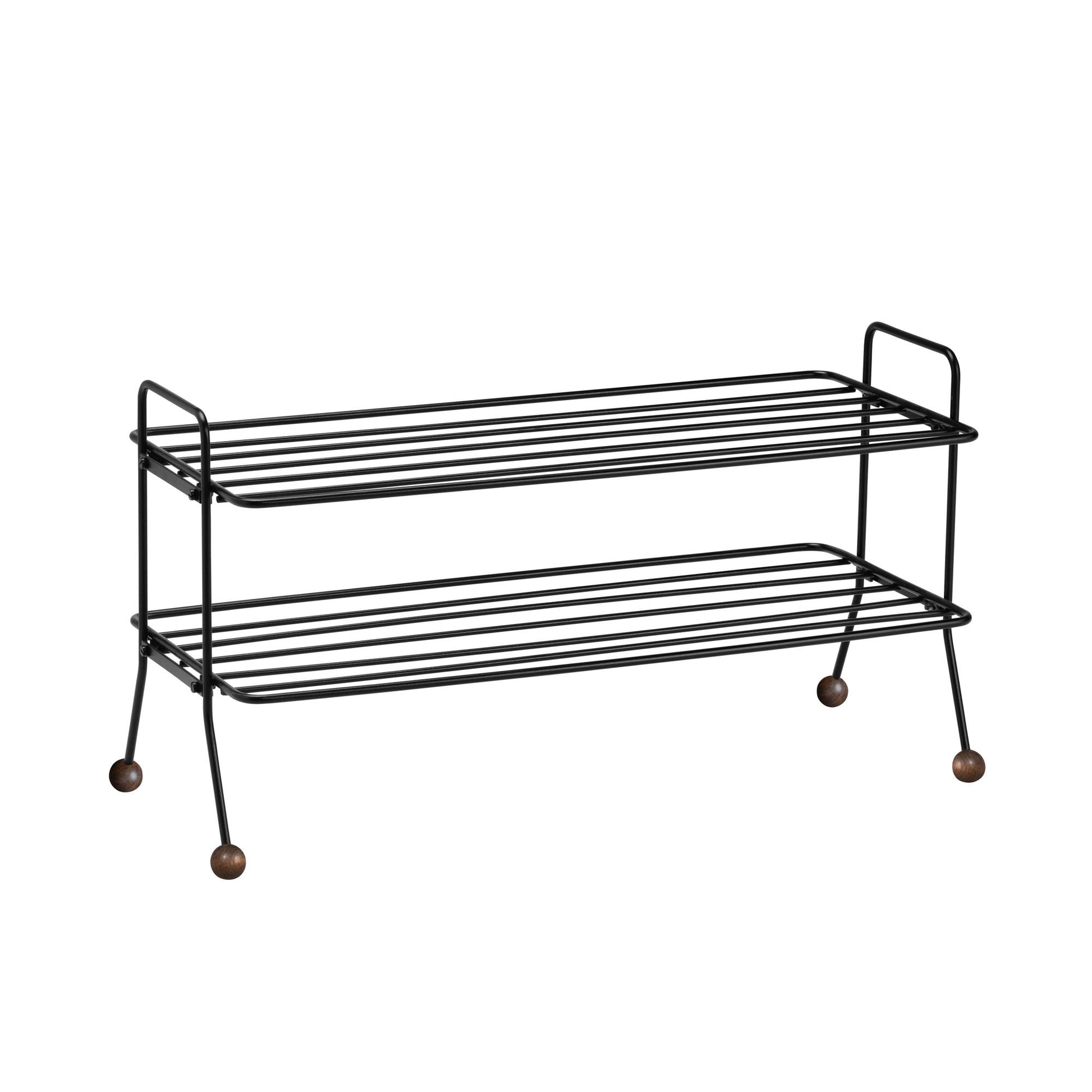 Bill Shoe Rack by Maze #Black / Brown