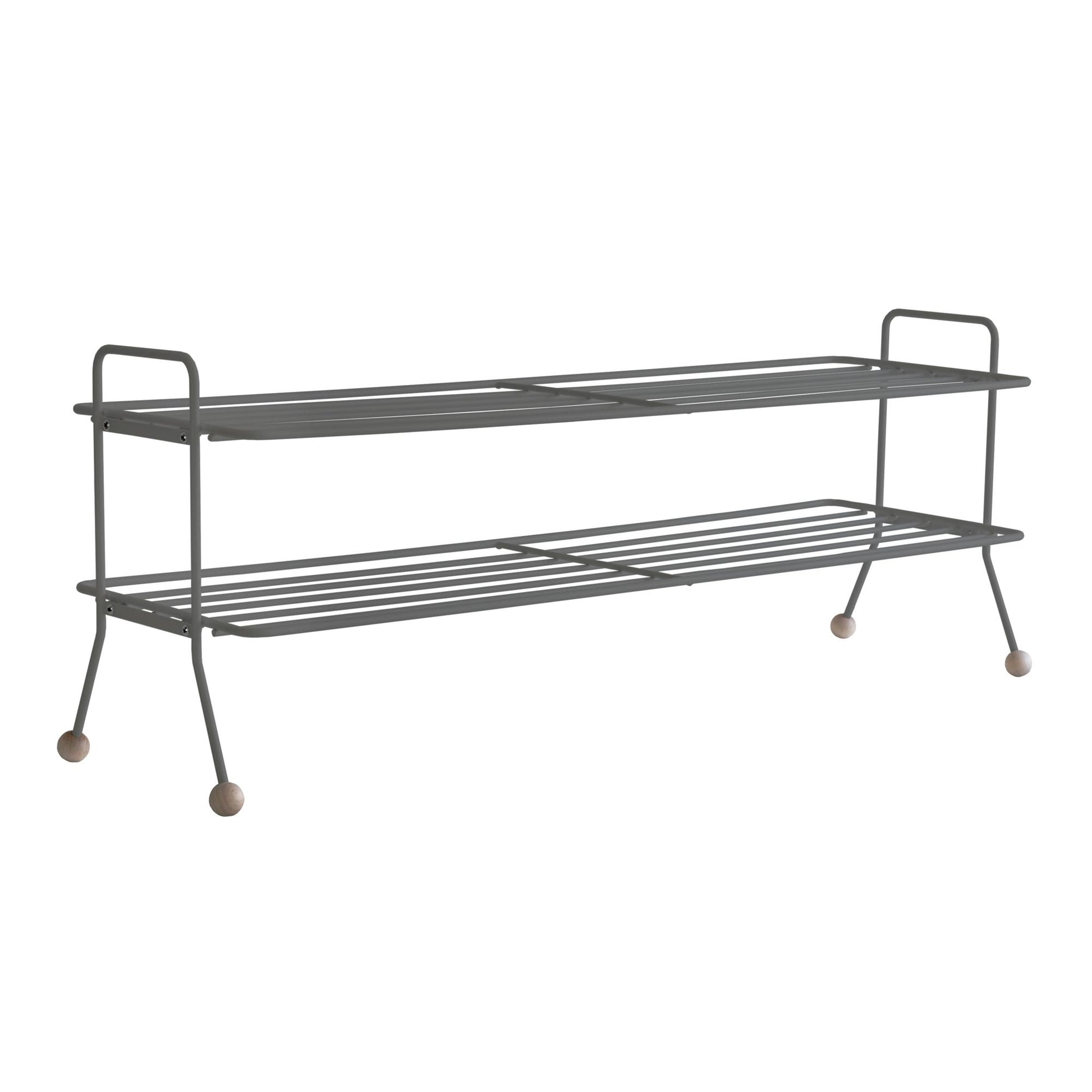 Bill Shoe Rack Large by Maze #Grey