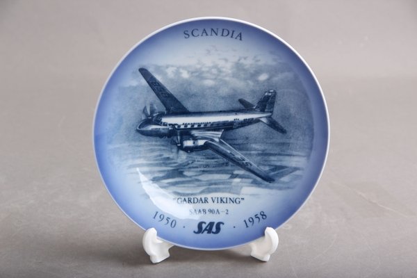 Bing & Grøndahl Complete Series Plane Plates from Bing & Grondahl, Set of 15-DQ-935674