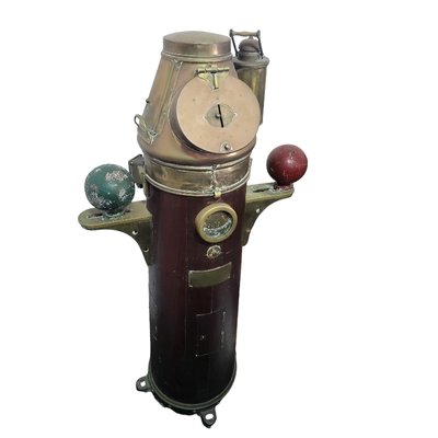 Binnacle Compass Navy Ship Lantern Floor Lamp-TCS-1742986