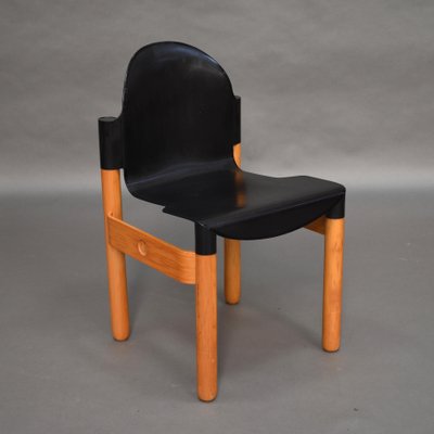 Birch and Plastic Chair by Gerd Lange for Thonet, 1970s-TE-590035