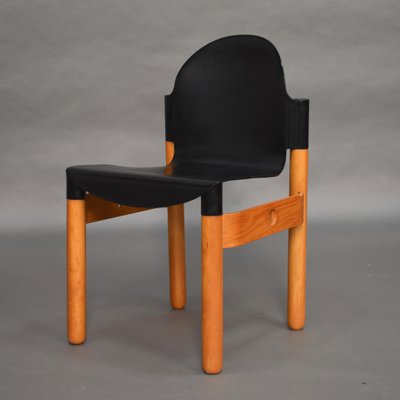 Birch and Plastic Chair by Gerd Lange for Thonet, 1970s-TE-590035