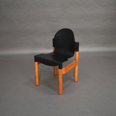 Birch and Plastic Chair by Gerd Lange for Thonet, 1970s-TE-590035