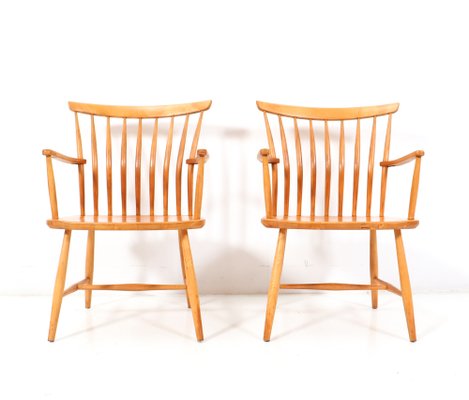 Birch Armchairs by Bengt Åkerblom & Gunnar Eklöf, 1950s, Set of 2-MY-1444859