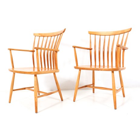 Birch Armchairs by Bengt Åkerblom & Gunnar Eklöf, 1950s, Set of 2-MY-1444859