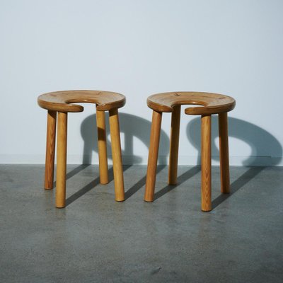 Birch Stools by Antti Nurmesniemi, Set of 2-KLO-1232867