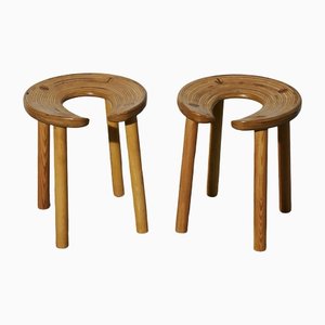 Birch Stools by Antti Nurmesniemi, Set of 2-KLO-1232867