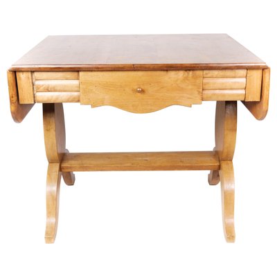 Birchwood Dining Table with Extensions, 1840s-UY-1000701