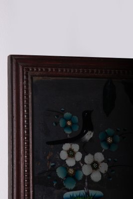 Bird, 1800, Reverse Glass Painting-RCE-2040336