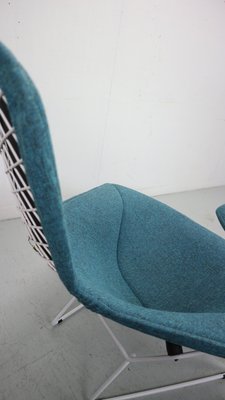 Bird Chair and Ottoman attributed to Harry Bertoia for Knoll, 1970s, Set of 2-DT-2026121