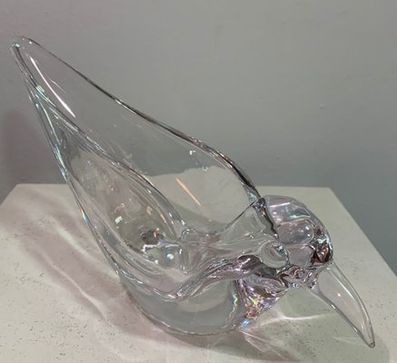 Bird-Shaped Glass Hallway Bowl from Vannes France, 1970s-IKW-846782