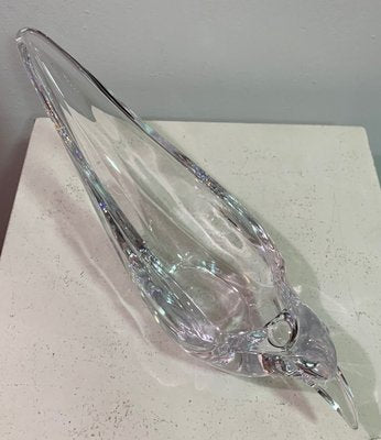 Bird-Shaped Glass Hallway Bowl from Vannes France, 1970s-IKW-846782