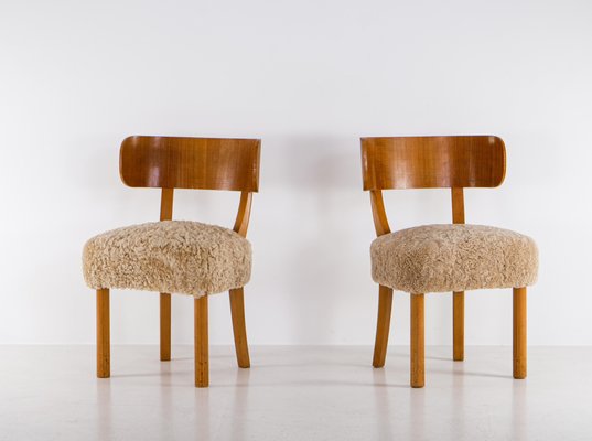 Birka Chairs attributed to Nordic Company by Axel-Einar Hjorth for Nordiska Kompaniet, 1930s, Set of 2-QU-1759791