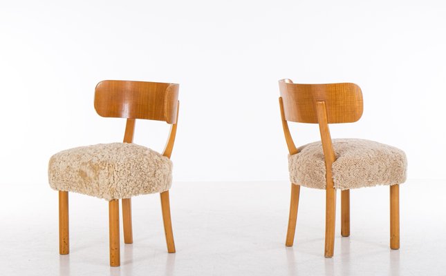 Birka Chairs attributed to Nordic Company by Axel-Einar Hjorth for Nordiska Kompaniet, 1930s, Set of 2-QU-1759791