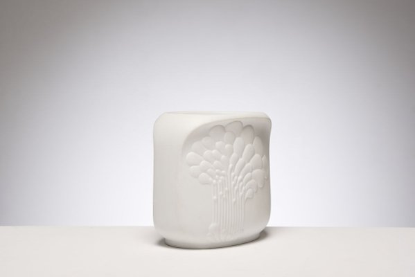 Biscuit Porcelain Vase from AK Kayser, 1960s-HZO-780033