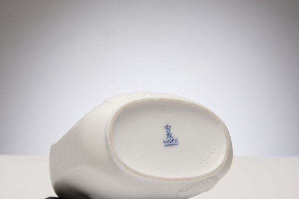 Biscuit Porcelain Vase from AK Kayser, 1960s-HZO-780033