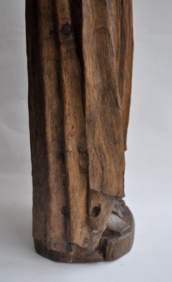 Bishop, 17th Century, Oak Sculpture-KHH-1362895