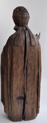 Bishop, 17th Century, Oak Sculpture-KHH-1362895