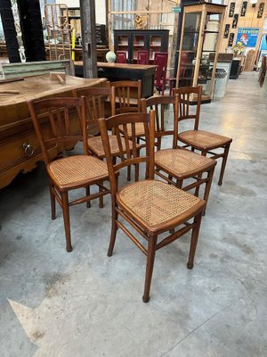 Bistro Chairs, 1920s, Set of 6-WSZ-2036466