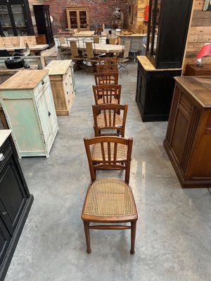 Bistro Chairs, 1920s, Set of 6-WSZ-2036466