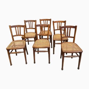 Bistro Chairs, 1920s, Set of 6-WSZ-2036466