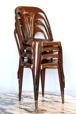 Bistro Chairs from Joseph Mathieu, 1937, Set of 4-LA-955505