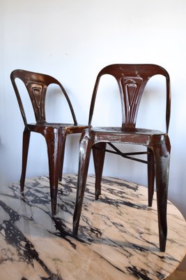 Bistro Chairs from Joseph Mathieu, 1937, Set of 4-LA-955505