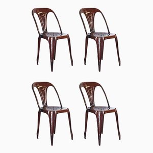 Bistro Chairs from Joseph Mathieu, 1937, Set of 4-LA-955505